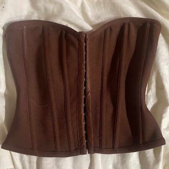 PrettyLittleThing Other - Chocolate Strapless Shapewear Corset